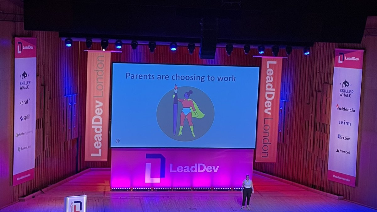 Attended an inspiring talk by Sinéad Cummings from @TeamOpencast at #LeadDevLondon. She discussed the challenges of returning from parental leave in the tech industry and shared some practical techniques as: documentation, keeping in touch and buddies. Thank you, Sinéad! 🥰👏👏