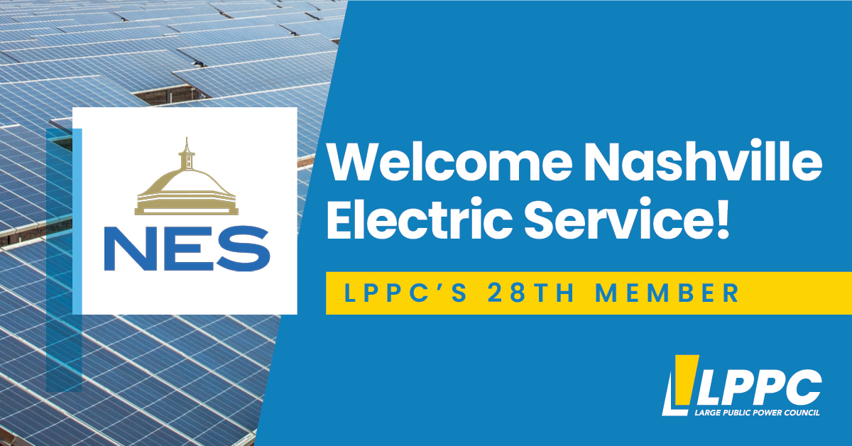 We are excited to welcome Nashville Electric Service as its 28th member! With <a href="/NESpower/">Nashville Electric Service</a>, LPPC now proudly represents 28 of the largest #publicpower utilities in the U.S., serving over 30 million Americans. See the full press release here: bit.ly/46sFJK4