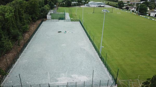 <a href="/ArdcloughGAA/">CLG Oifigiúil Ardcloch</a>  Co.Kildare almost ready for final grading.
Base layer of stone, fencing and kerbing complete on this tidy 90 x 30m build.
#aboveandbeyond #jncfence #jncfencing #jncpremierpitches