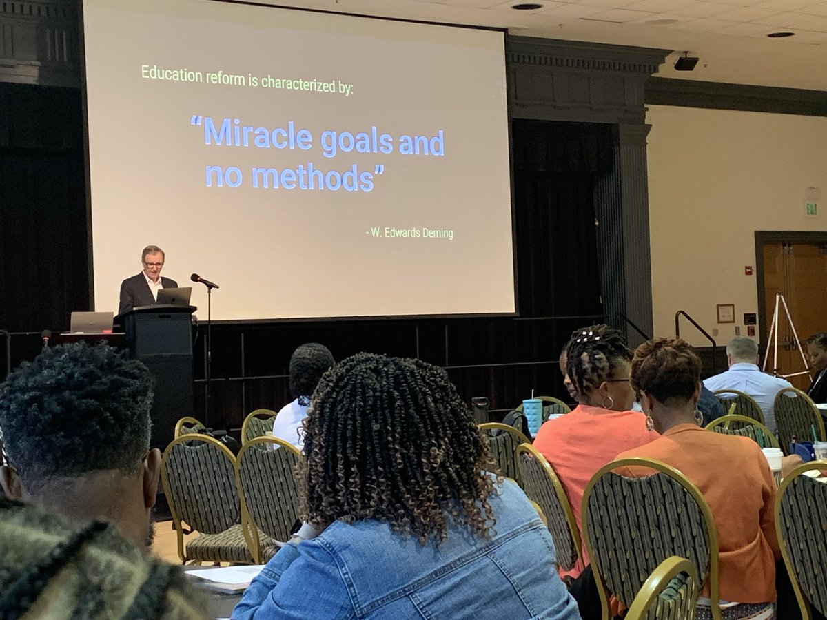 AllisonKiarie's tweet photo. Day 2 of our School Improvement Leadership Academy continues to rejuvenate and inspire.  Keynote speaker Anthony Byrk “Go upstream; find the sources of inequity we see over and over again.” To make change we must identify the source of the “leak”. https://t.co/8veTzoE1Eb