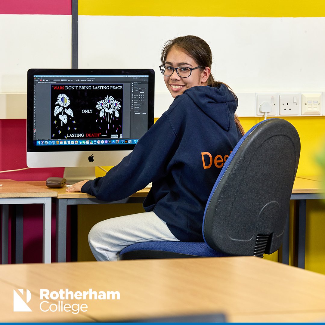If you are interested in a career in the #creative industry, one of our #Graphic #design courses will introduce you to the following;

✍️ Illustration
🔵 Branding
📱 App Design
📄 Printmaking
🅰️ Typography
📗 Magazine Design

rotherham.ac.uk/course/diploma…

#course #rotherham #college