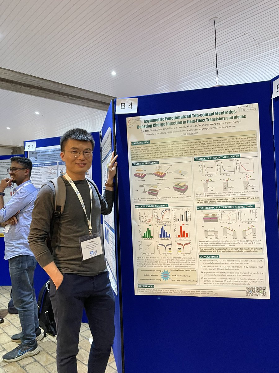 bin_han_'s tweet image. Excited to have this opportunity to present our work at @2D_TMDs_2023 @Cambridge_Uni. Such a wonderful conference and so many fantastic reports here.