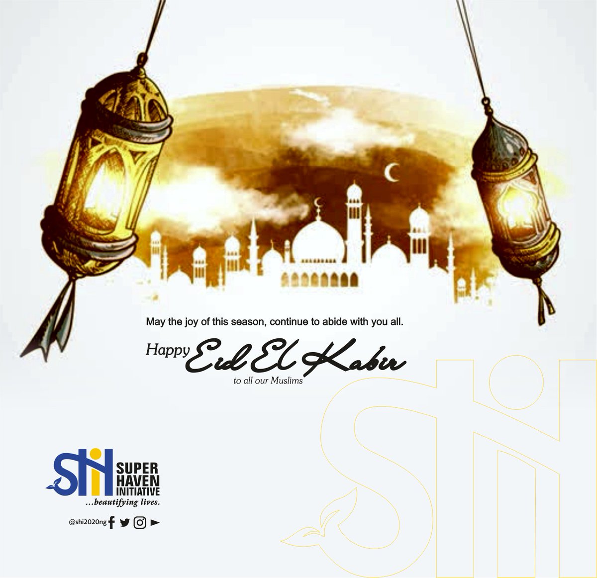 shi2020ng's tweet photo. Happy celebration to all our Muslim families.

Eid El Kabir

#muslim #eidmubarak #eid #kabir https://t.co/HBHzJvYVbY