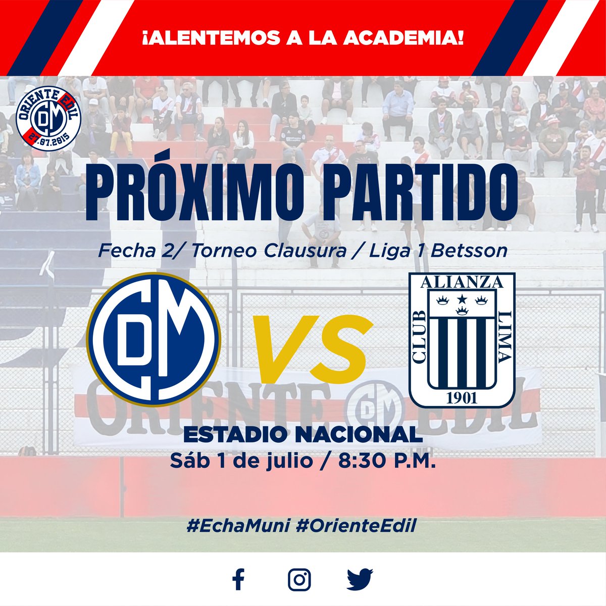 Oriente_Edil's tweet photo. ¡𝗡𝗼𝗰𝗵𝗲 𝗱𝗲 𝗳𝘂́𝘁𝗯𝗼𝗹! Nuestros guerreros necesitan de nuestro aliento. ¡𝗧𝗼𝗱𝗼𝘀 𝗮 𝗹𝗮 𝘁𝗿𝗶𝗯𝘂𝗻𝗮 𝗻𝗼𝗿𝘁𝗲 𝗽𝗮𝗿𝗮 𝗱𝗲𝗺𝗼𝘀𝘁𝗿𝗮𝗿 𝗱𝗲 𝗾𝘂𝗲́ 𝗲𝘀𝘁𝗮́ 𝗵𝗲𝗰𝗵𝗮 𝗻𝘂𝗲𝘀𝘁𝗿𝗮 𝗽𝗮𝘀𝗶𝗼́𝗻!
#EchaMuni #OrienteEdil
Entradas: https://t.co/ySsyWQAErl https://t.co/RIrJ7zvjcw