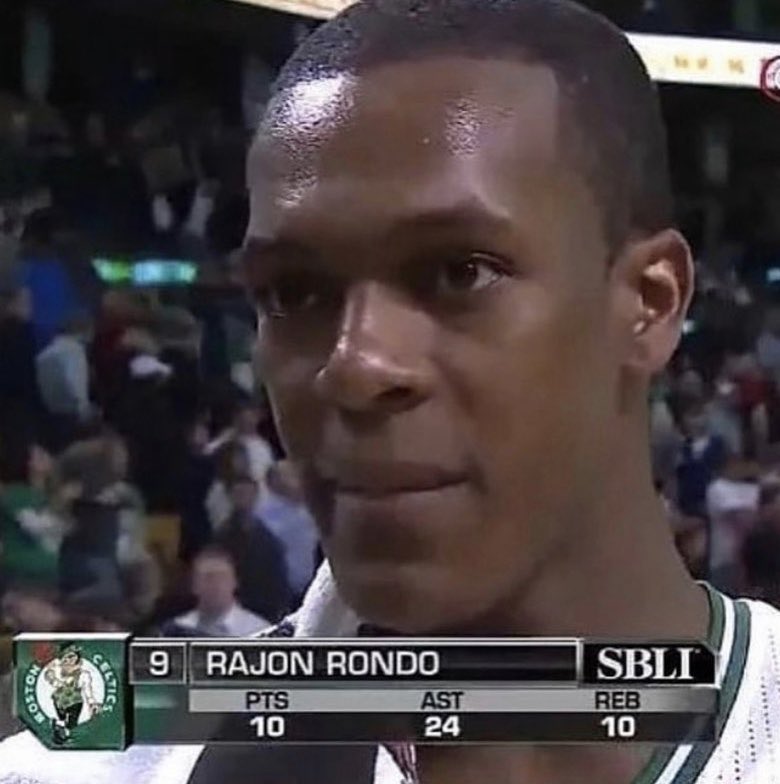 currypistonn's tweet photo. Prime Rajon Rondo was a different breed https://t.co/mpUVPiOFPy