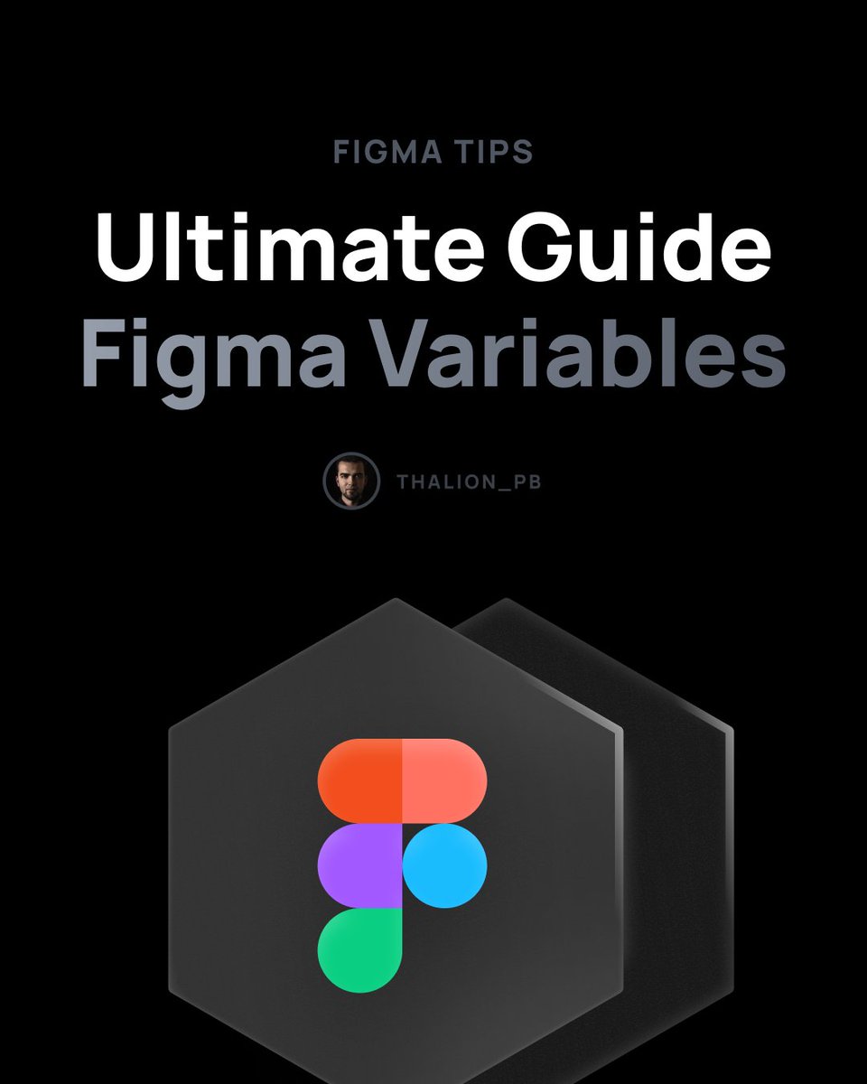 Everything you would like to know about @figma Variables. MEGA THREAD (20+ tweets!) 🧵 #FigmaTip #uidesign #designsystem