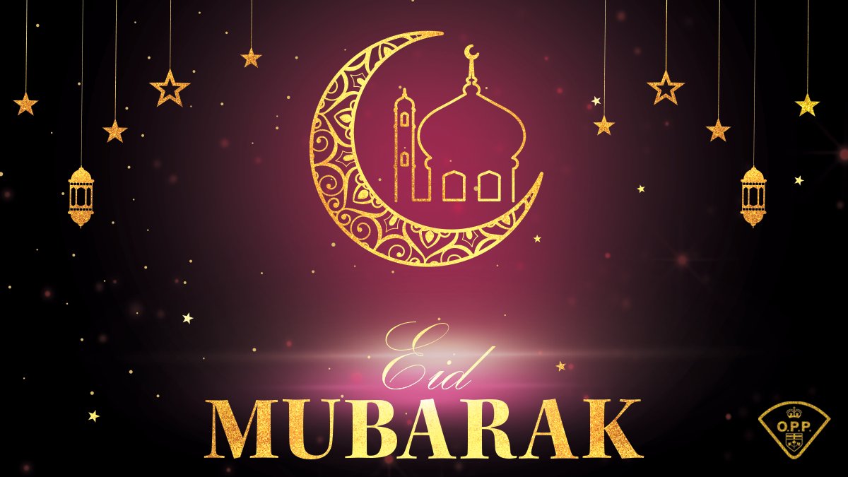 Eid Mubarak! June 28 is Eid ul-Adha: Feast of Sacrifice, the second major Muslim holiday. Celebrated by thousands of Muslims across Ontario with prayers held at mosques and Islamic centers in our communities. Wishing all our Muslim OPP and community members a happy Eid ul-Adha.