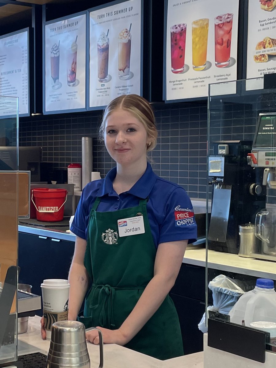 RaintreePC's tweet image. Stop by our Starbucks today to wish Jordan a happy birthday! ☕ You can also congratulate her for becoming the Starbucks assistant manager! Have a great day, Jordan!