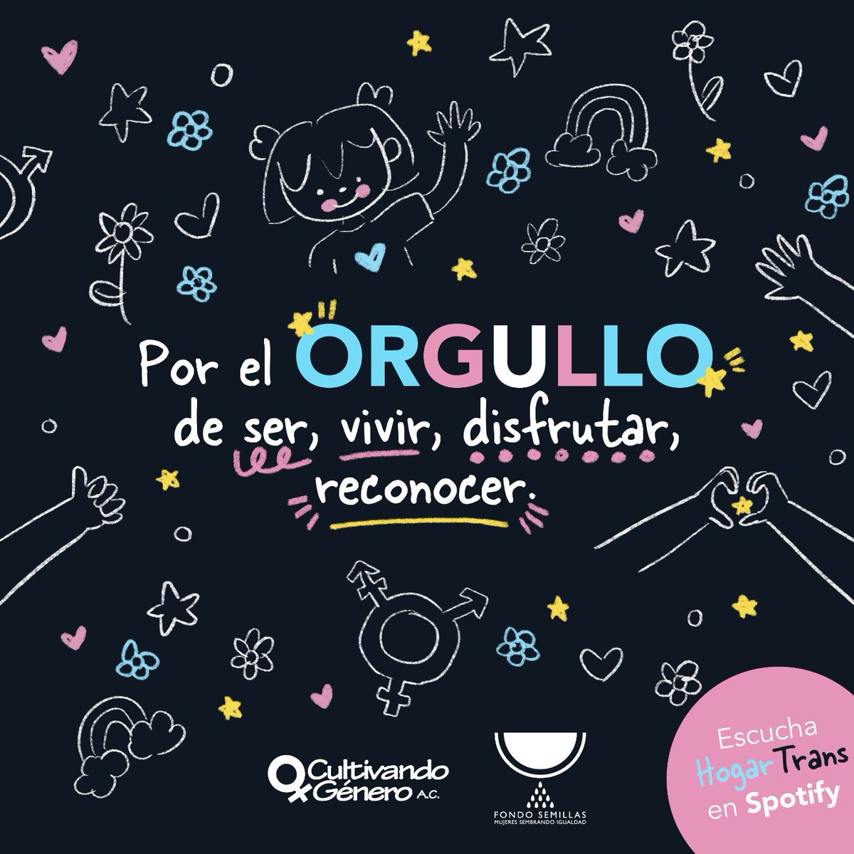 CultivandoAc's tweet photo. Por el ORGULLO de
ser, vivir, disfrutar, reconocer.
🏳️⚧️🏳️🌈🏳️⚧️🏳️🌈
#DíadelOrgullo LGBTIQ+ 2023
#InfanciasTrans, #AdolescenciasTrans, #HogarTrans, #PRIDE, #PRIDE2023, #Aguascalientes https://t.co/0u97ZHoEgD