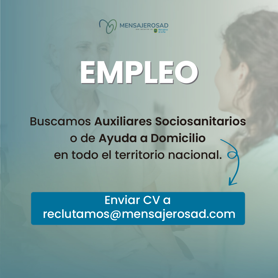 mensajerosad's tweet photo. ‼️‼️ Buscamos Auxiliares Sociosanitarios o de Ayuda a Domicilio en todo el territorio nacional.
Por favor envía tu CV a  reclutamos@mensajerosad.com ‼️‼️

#empleo #empleando #hiring #auxiliarsociosanitario #ayudaadomicilio https://t.co/CJUkPsxqSW