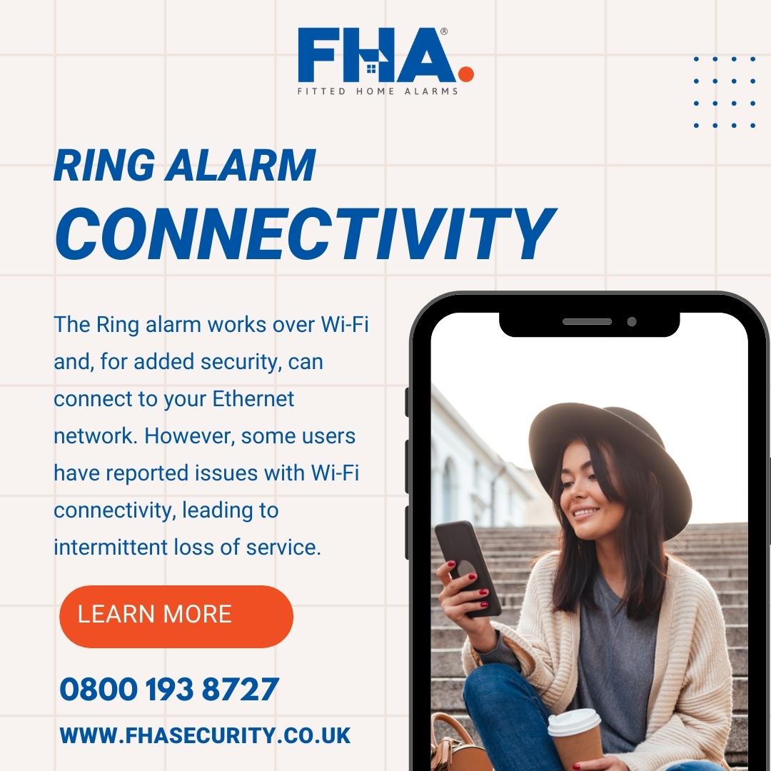 FHAsecurity's tweet photo. The Ring #alarm works over Wi-Fi and, for added security, can connect to your Ethernet network. However, some users have reported issues with Wi-Fi connectivity, leading to intermittent loss of service.

More Info: https://t.co/Nxxy1KgQ8u

#uk #unitedkingdom #uksecurity #london https://t.co/Qs8PBn6P4z