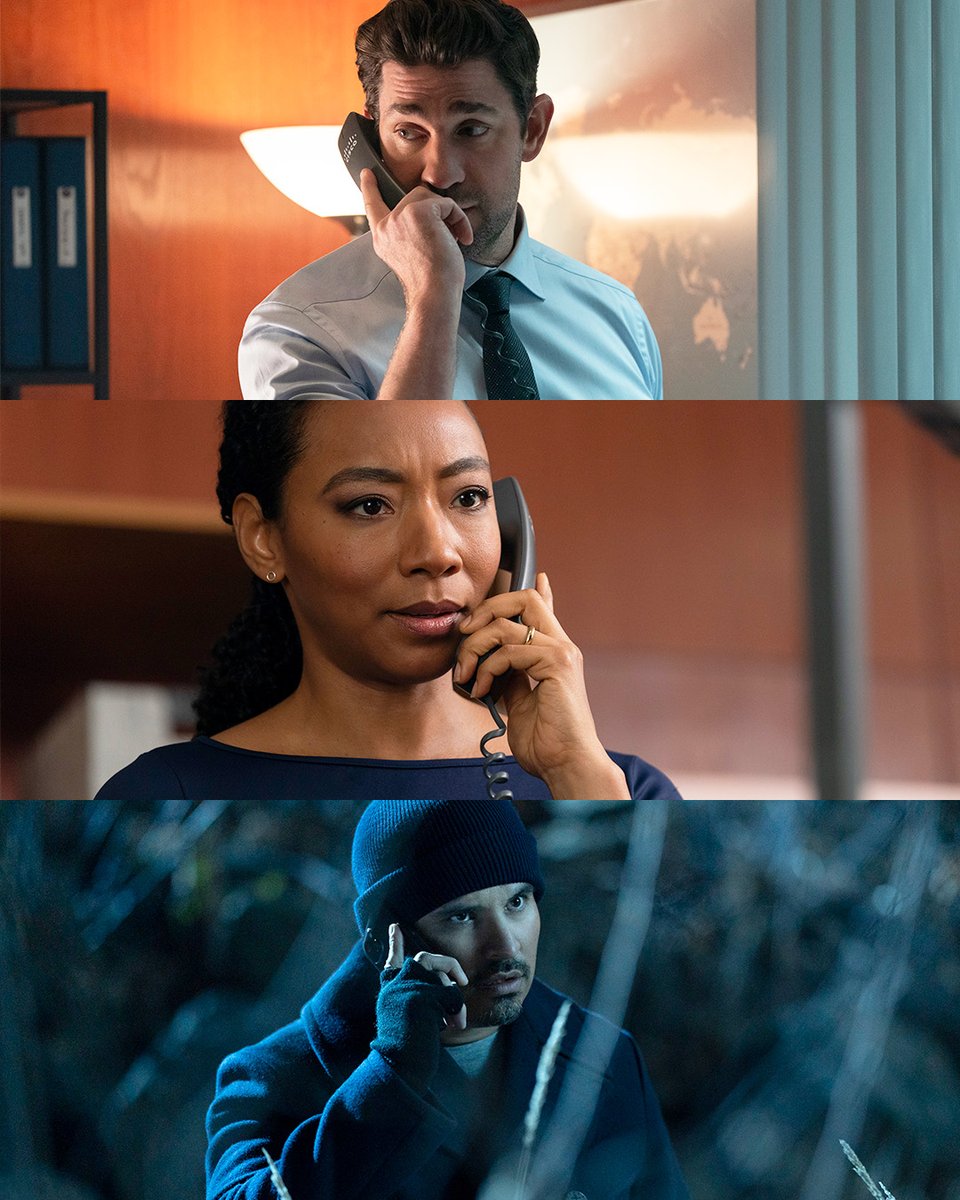 They're all on the line. ☎️ The final season of #JackRyan premieres this Friday!