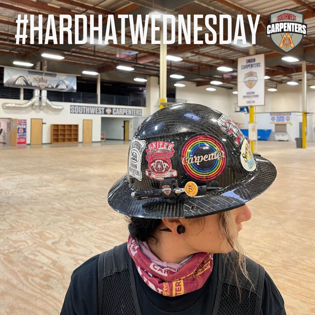 WSCarpenters's tweet photo. Happy #HardHatWednesday from our Sister and #BuildBetter Union Carpenter Thereza Pena of #Local721. π
#HardHat #Safety #BuildBetter #Construction #UnionConstruction #SWMSBuildBetter #SWMSCarpenters #UnionCarpenters #JobsWagesBenefits #ConstructionCareers https://t.co/cMgUNo9Dnm