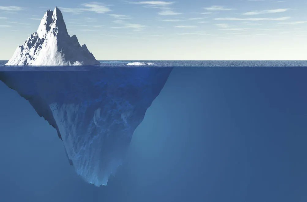 jamybechler's tweet photo. COACHES: Our team's true culture is like an iceberg with most of it unseen. The unseen part makes or breaks our team.

What goes on in a dorm room, cafeteria, back of the bus, or locker room is our true culture. How are we equipping our players for when we are not around? https://t.co/re6xUaSUrE