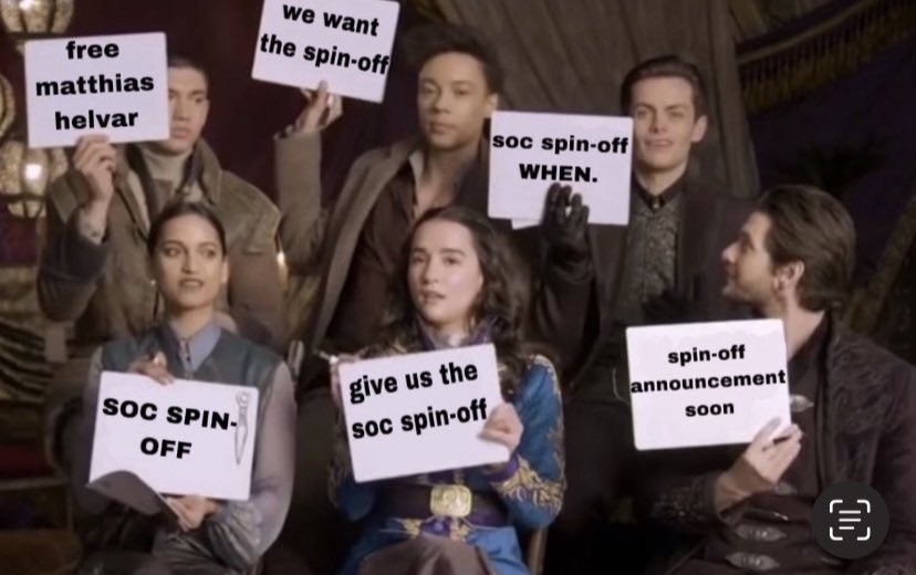 @netflix SOOOO #SOCSpinoff #SixofCrowsSpinoff #ShadowAndBone #ShadowAndBoneSeason3