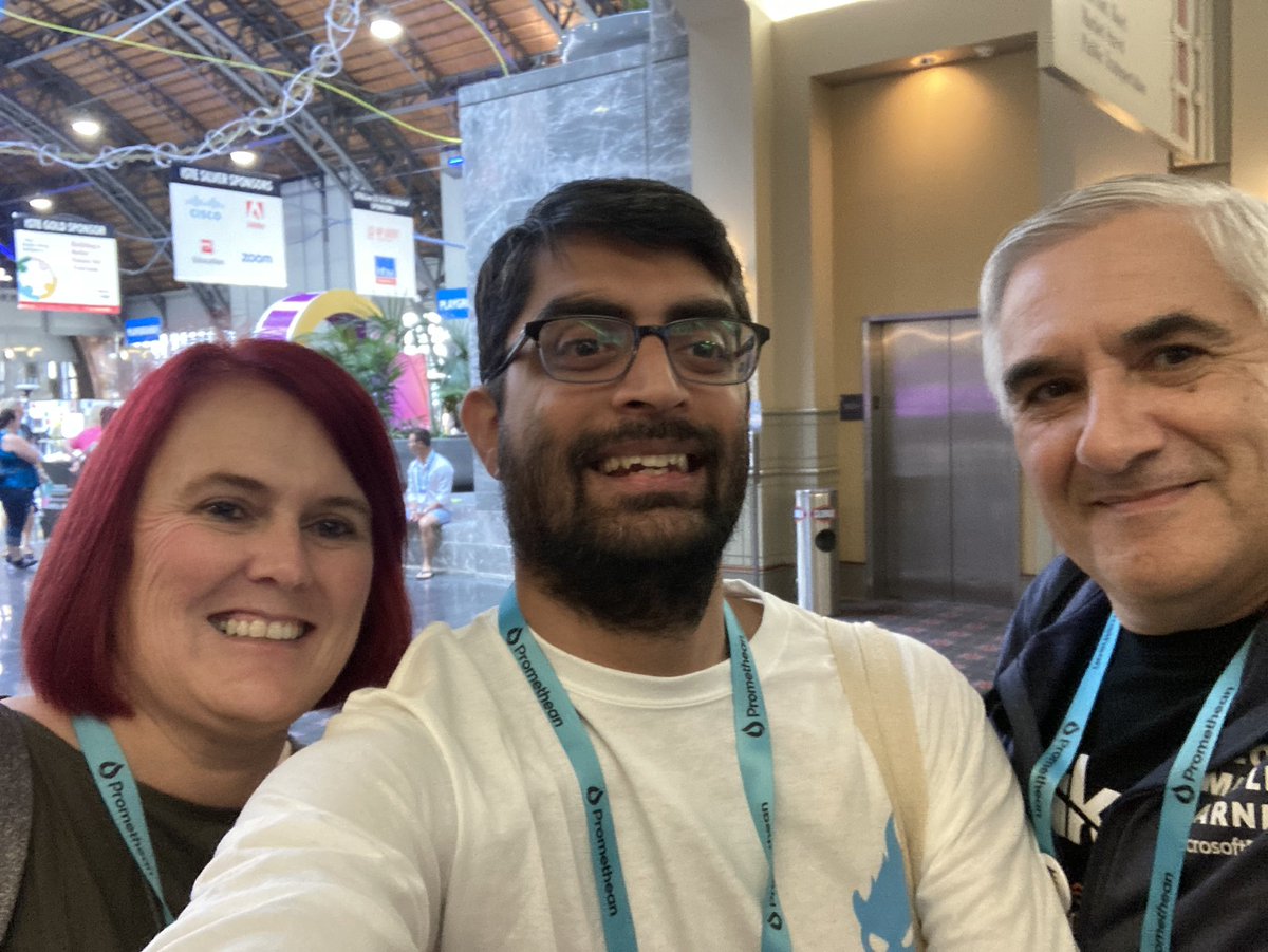DrRamBio's tweet image. So glad that I ran into @JoyceBronwyn &amp;amp; @loliveira55! #ISTELive23