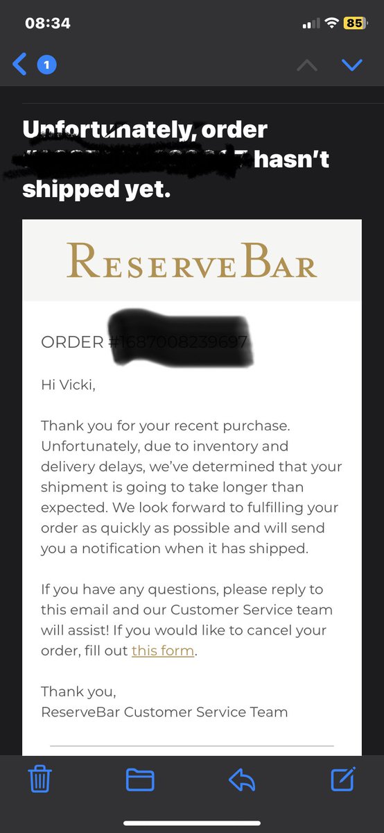 Well, go figure 🙄I just cancelled.
So disappointed in ReserveBar.
Hopefully I can find it in Orlando next month.