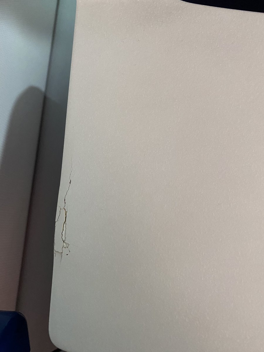 vinay0003's tweet photo. While the view of clouds airborne never gets old … the @IndiGo6E 151 plane was definitely old to an extent cracks were everywhere. I was afraid at one point my seat is going to break. No wonder you ordered 500 new aircraft’s because your existing ones may need to be retired!!! https://t.co/2ot3A0qY4z