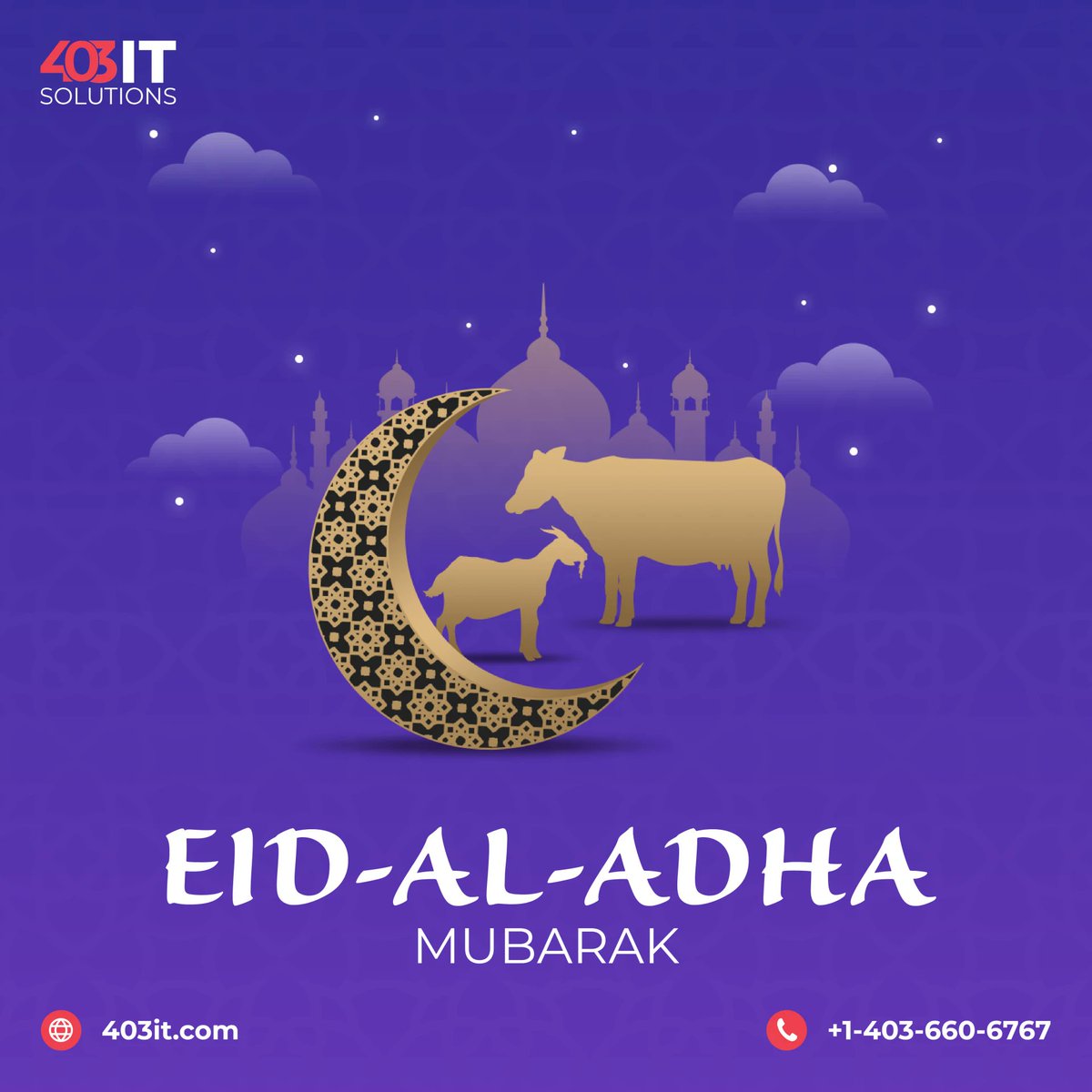 Solutions403's tweet photo. 403IT Solutions wishes EID MUBARAK to all Muslims, celebrating globally.

#403IT #eidmubarak #technology https://t.co/wYKgFVTxqY