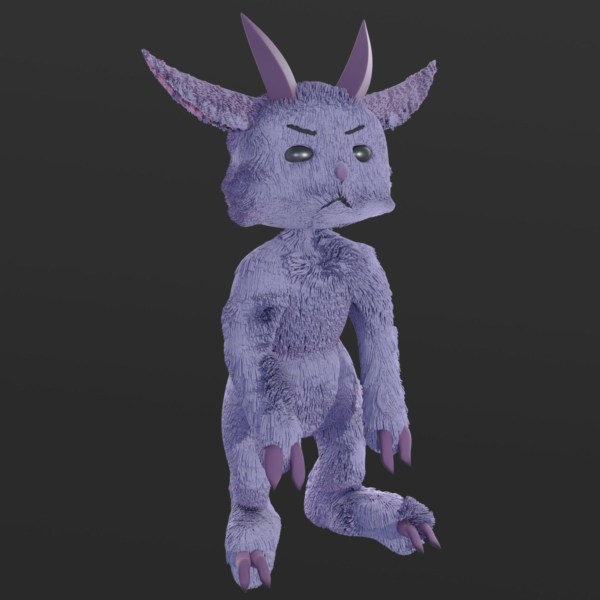 his name is 'shithead'
Character design by @Jarnqk
#furry #b3d #blender #3dart #CGModel #character