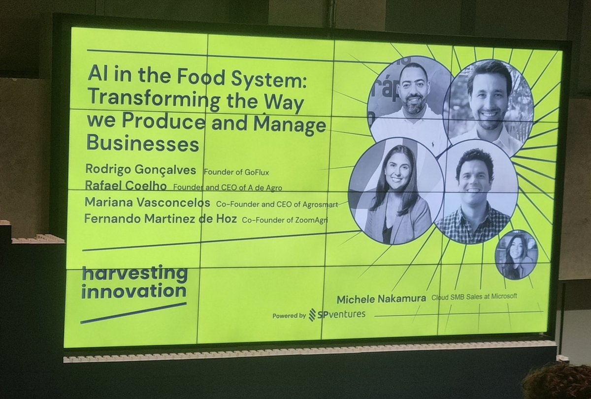 Last week, <a href="/Fermdehoz/">Fernando Martinez de Hoz</a> and  Leandro Cobacho, participated in two excellent events that took place in Sao Paulo, Brazil. First, we participated in the first edition of Harvesting Innovation, organized by <a href="/VenturesSp/">SP Ventures</a>.