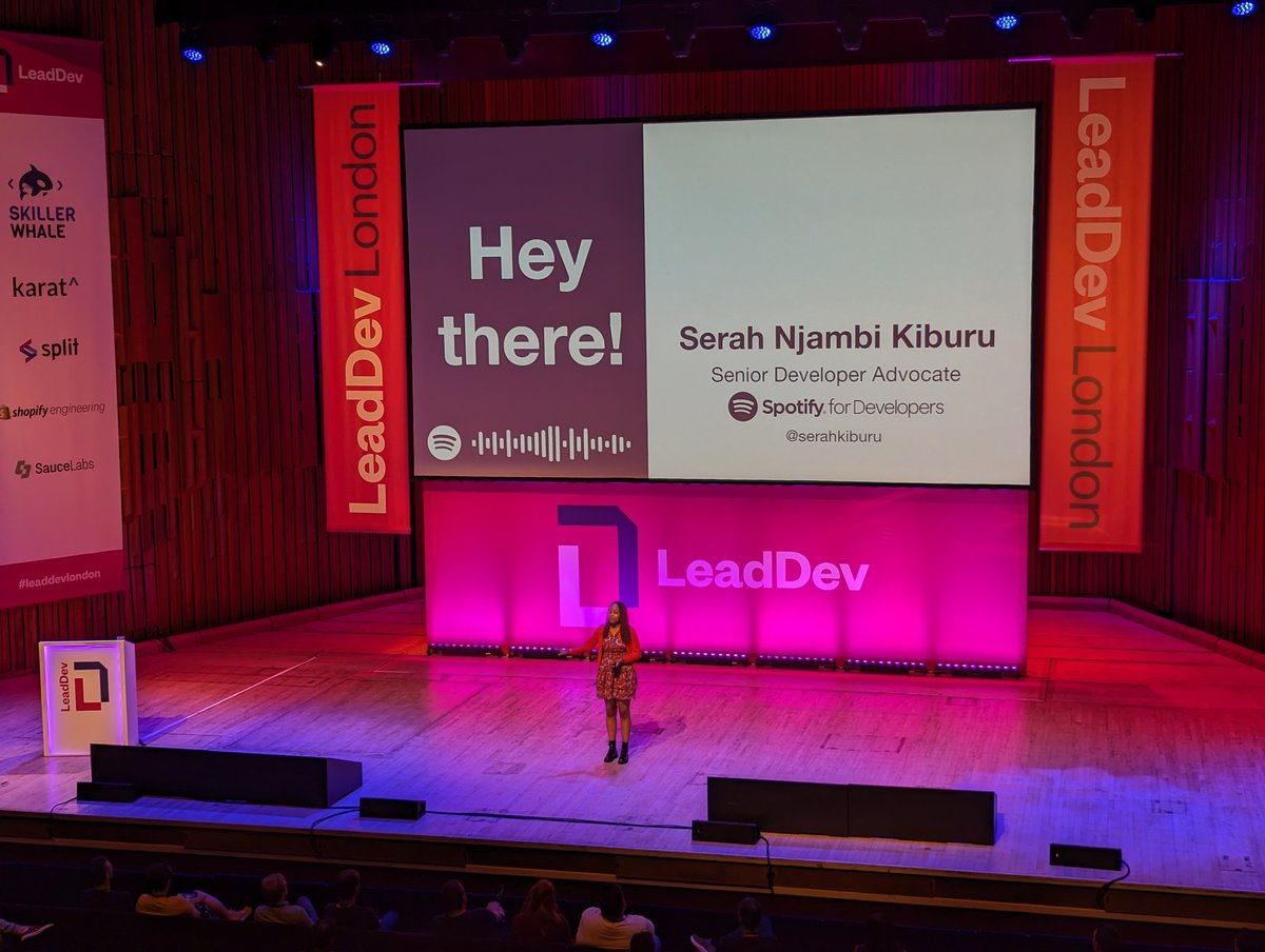 Jo (@thisisjofrank) on Twitter photo Why accessibility matters with our excellent developer advocate and accessibility expert <a href="/serahkiburu/">Serah Njambi Kiburu</a> speaking at #LeadDevLondon Why accessibility matters with our excellent developer advocate and accessibility expert <a href="/serahkiburu/">Serah Njambi Kiburu</a> speaking at #LeadDevLondon