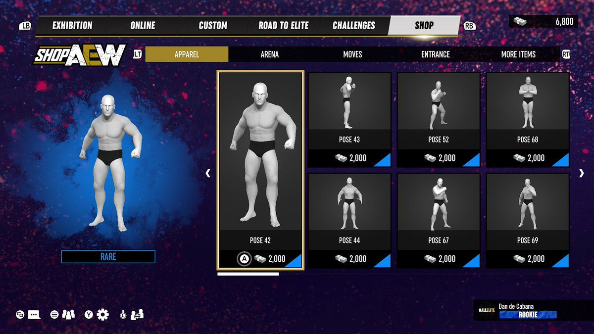 KouliKollector's tweet image. A look inside the menu of #AEWFightForever

Compete in
1v1
2on2
3 and 4 Way
Casino Battle Royale
Ladder Match
Exploding Barbed Wire Death Match

Play Mini Games like
#AEW Trivia
@PentagonJunior Says
Chip Gather

Train to learn the ropes

Online
Road to Elite

And so much more!