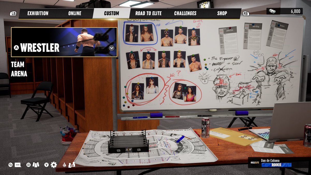 KouliKollector's tweet image. A look inside the menu of #AEWFightForever

Compete in
1v1
2on2
3 and 4 Way
Casino Battle Royale
Ladder Match
Exploding Barbed Wire Death Match

Play Mini Games like
#AEW Trivia
@PentagonJunior Says
Chip Gather

Train to learn the ropes

Online
Road to Elite

And so much more!