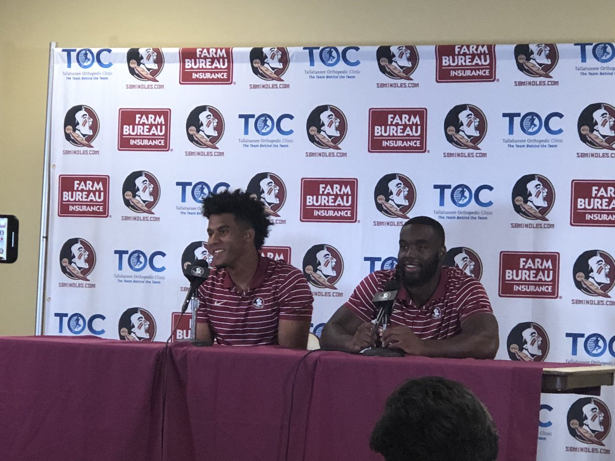 We hear from @jordantrav13 and @trey_uno1 this morning talking off-season workouts and expectations in 2023 for @FSUFootball #KeepCLIMBing #NoleFamily