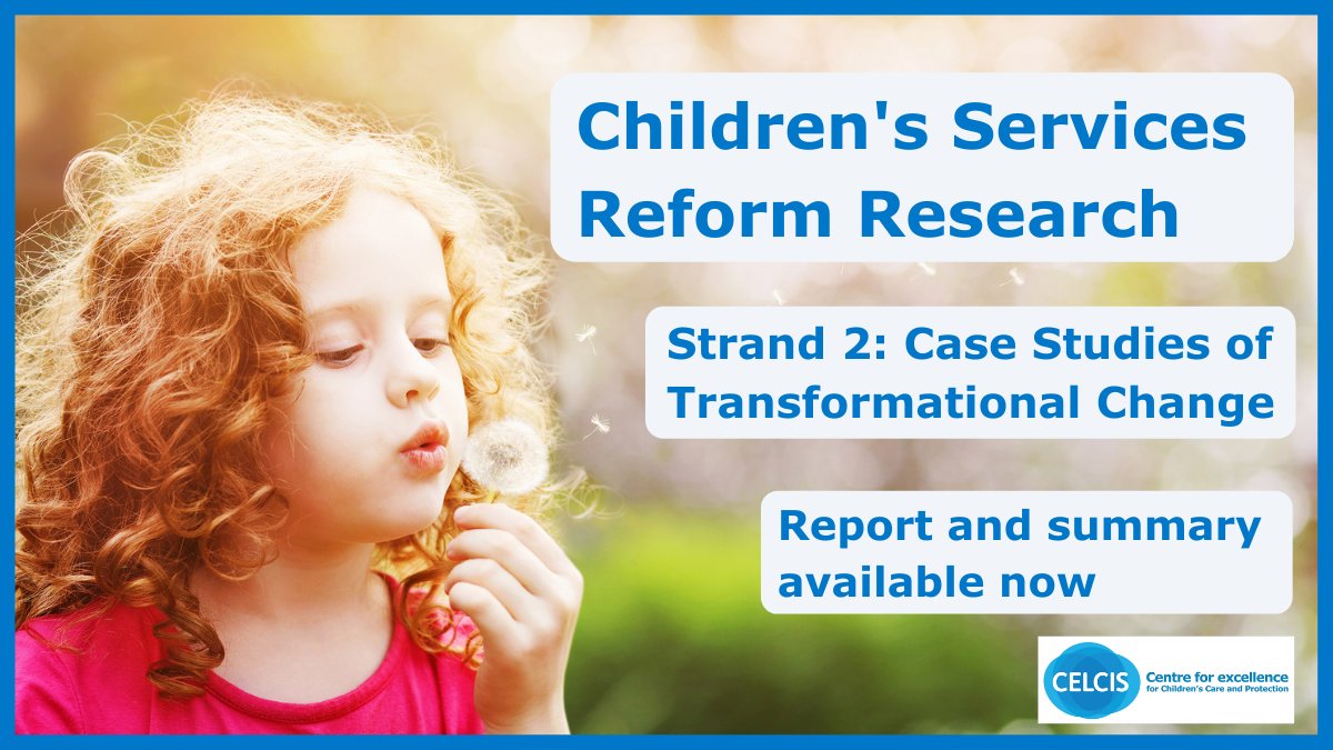 CELCIStweets's tweet photo. ICYMI: CELCIS has published the second report for the Children's Services Reform Research study today: https://t.co/lgESGLfXVE https://t.co/PlhhIZ7MV5