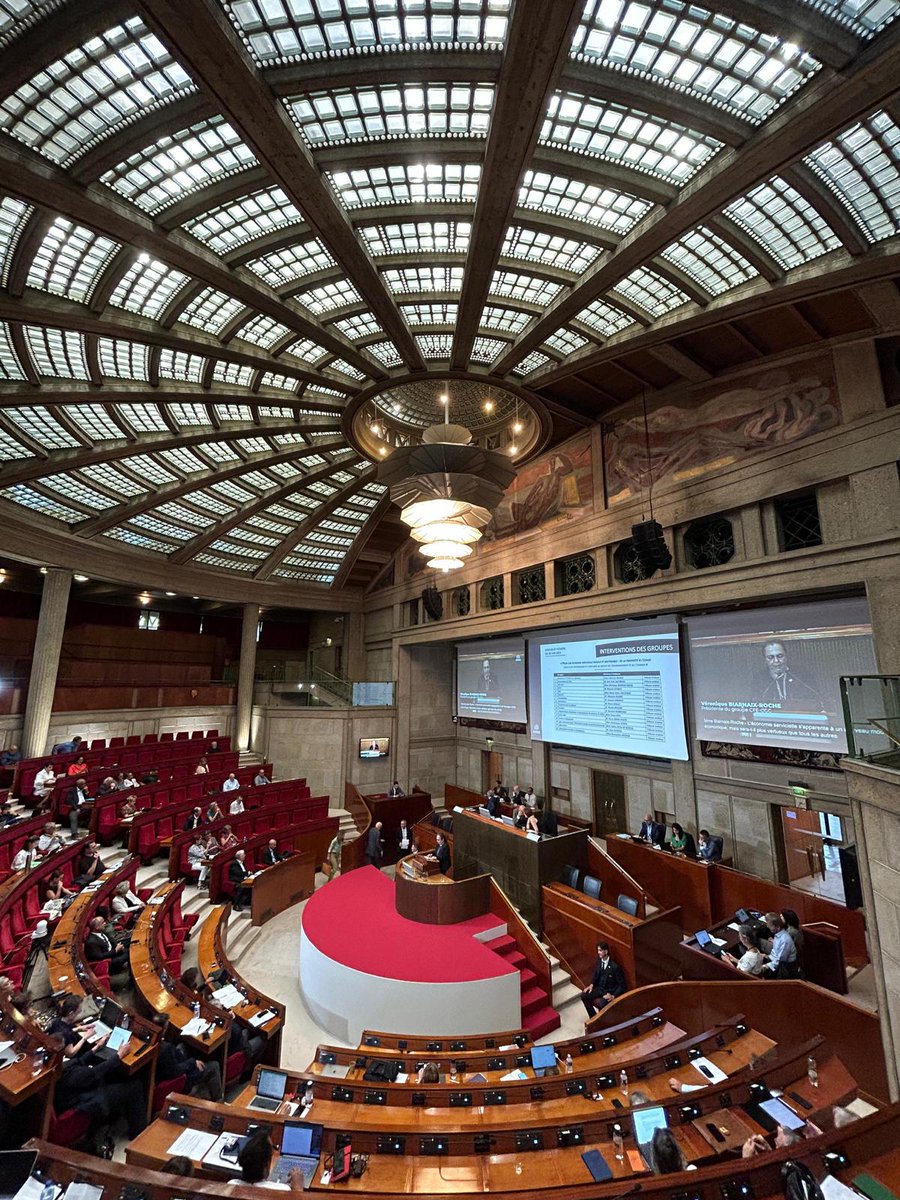 [#Plénière] Les membres du <a href="/lecese/">CESE</a> se sont réunis ce jour pour se prononcer sur la résolution « Pour une économie servicielle sociale et soutenable : de la propriété à l’usage ».

La #CFECGC au #CESE a voté en faveur.

Pour relire la déclaration⤵️