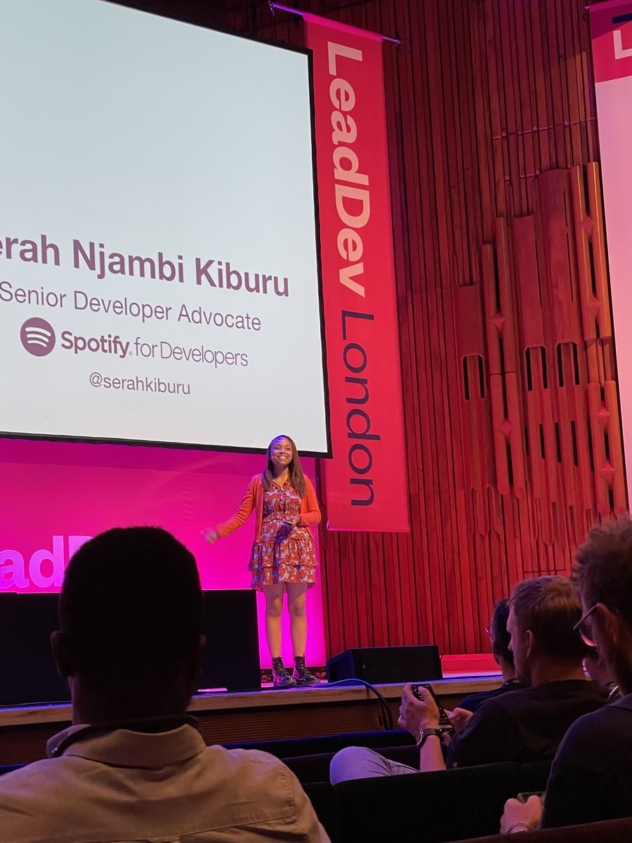 LeadDev (@theleaddev) on Twitter photo On the #LeadDevLondon stage right now is <a href="/serahkiburu/">Serah Njambi Kiburu</a> sharing some great thoughts on why accessibility matters, solving for all, and solving for long 💡 On the #LeadDevLondon stage right now is <a href="/serahkiburu/">Serah Njambi Kiburu</a> sharing some great thoughts on why accessibility matters, solving for all, and solving for long 💡