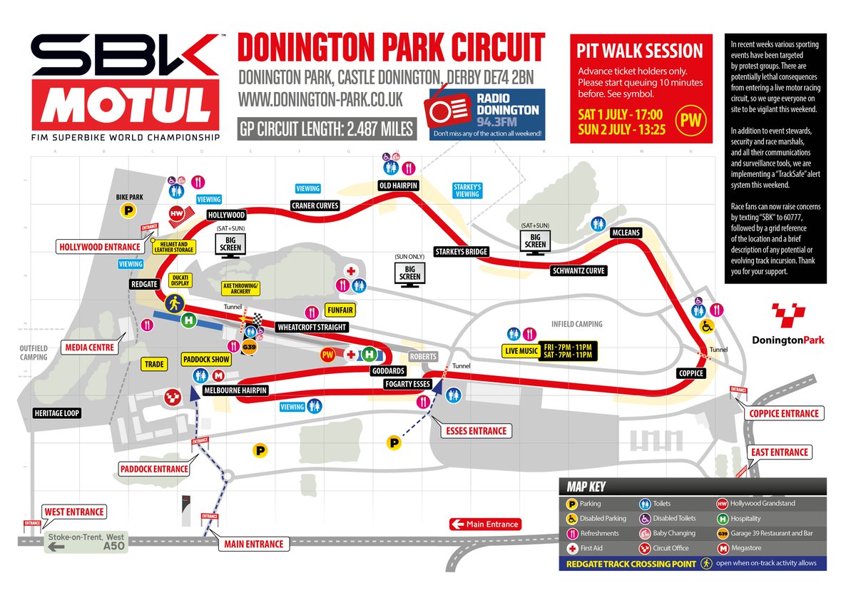 DoningtonParkUK's tweet photo. Before the weekend gets underway, an important safety message for our fans trackside around the venue. https://t.co/uwhAcU1qGG