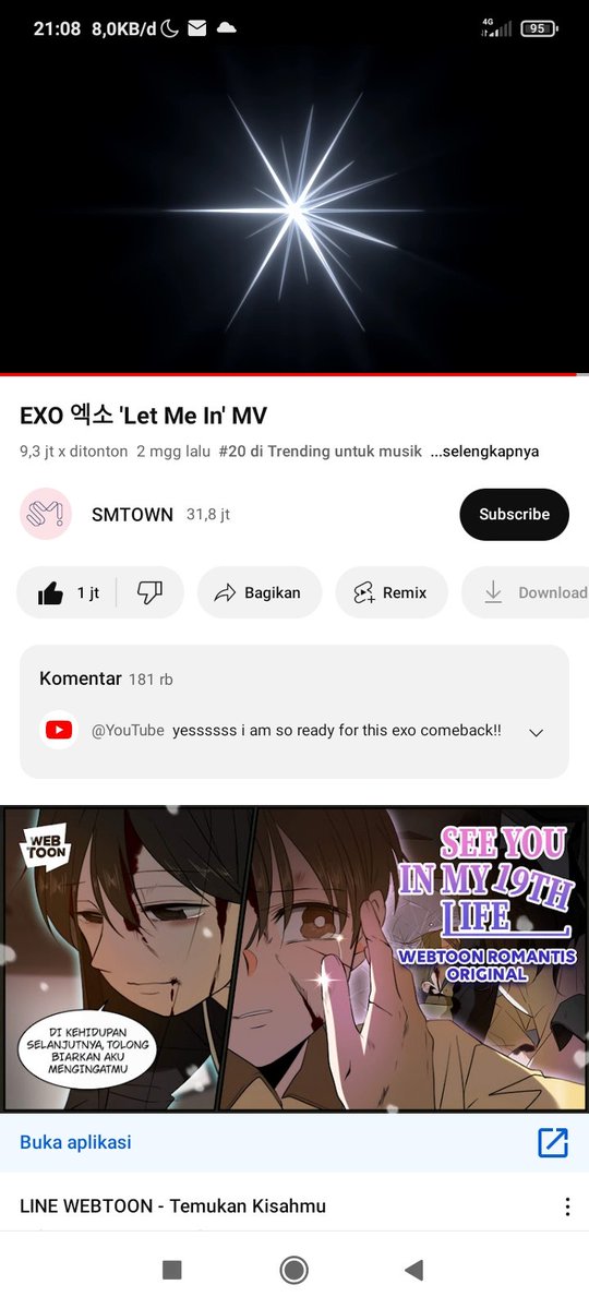 yeolfronio's tweet photo. I've streamed EXO - Let Me In MV on YouTube (102)

https://t.co/sR5V2pRBkd

#LetMeInByEXO #EXO_EXIST #EXO_LetMeIn #EXOisBack #LetMeIn_StreamingParty https://t.co/B78Y8rSSHP