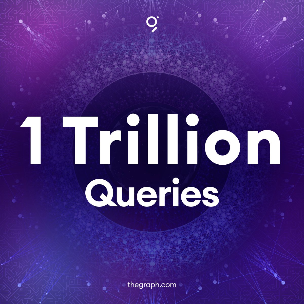 It's official! Over 1 trillion lifetime queries have been served by The Graph 🎉

That's 100 billion queries... 10 times 🧮

That's 1 million queries... 1 million times 👀

Anyways... on to the next trillion.
