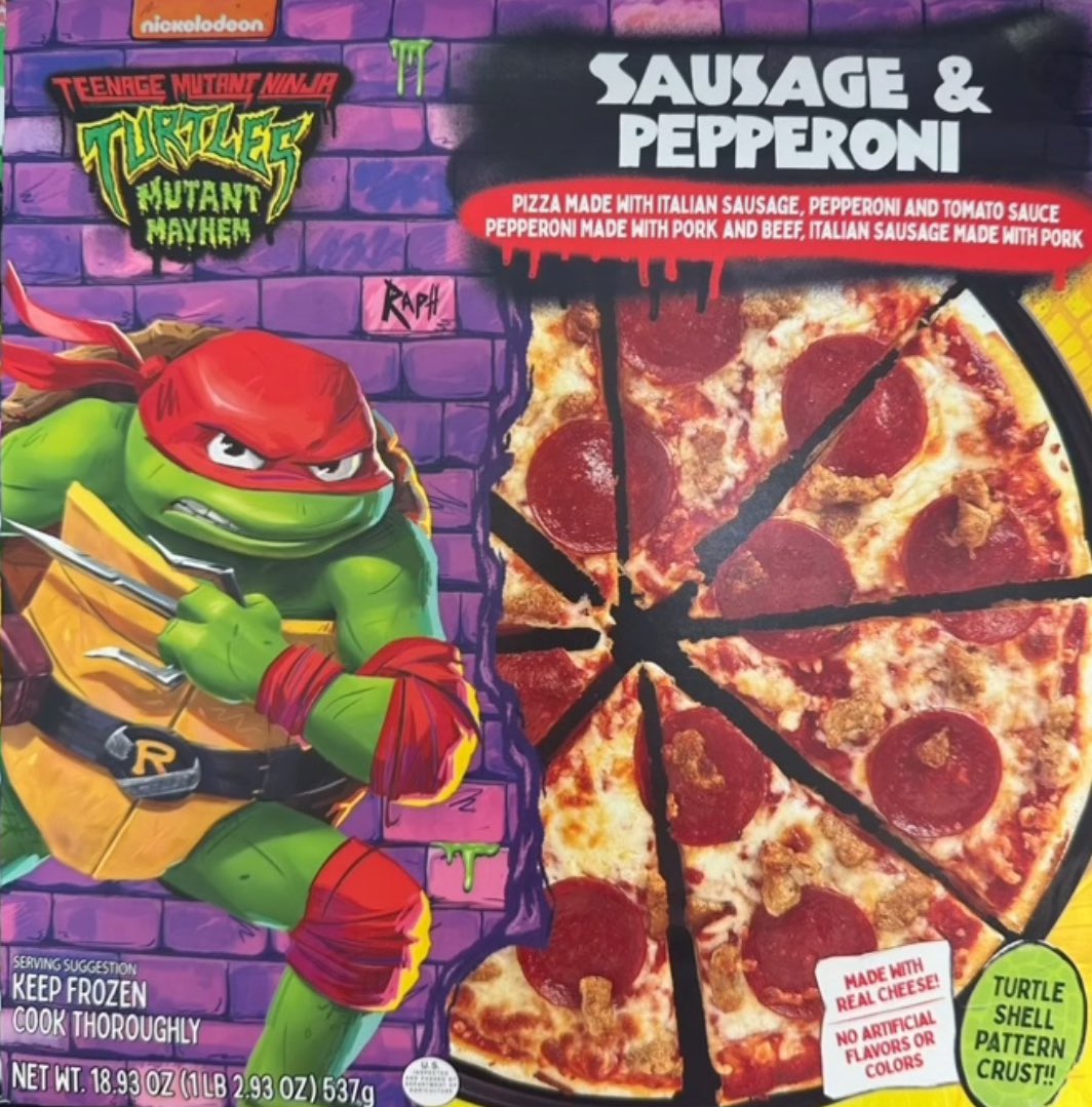 Teenage Mutant Ninja Turtles Sausage & Pepperoni Pizza, 18.93 oz - Kroger