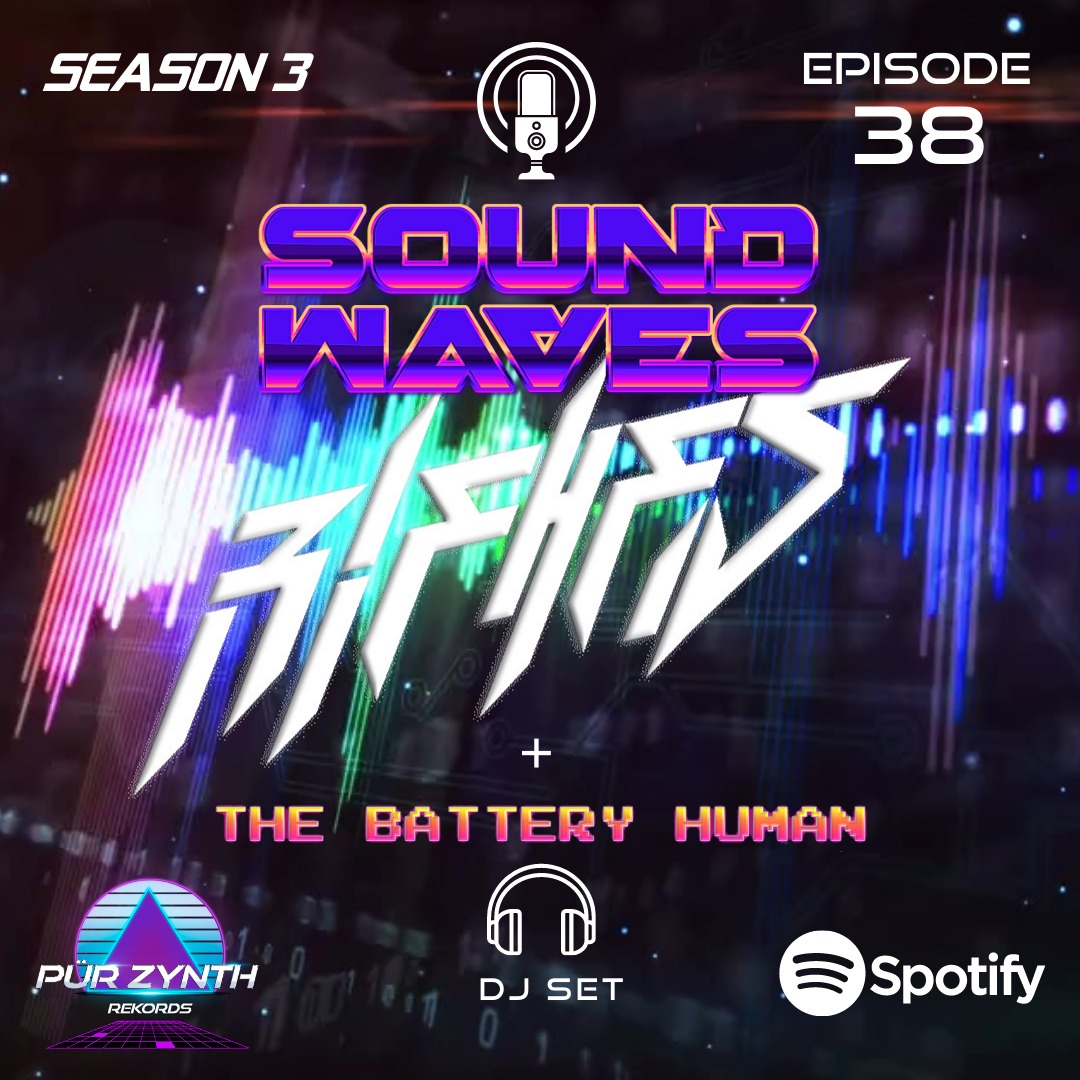📷SOUNDWAVES.038 with special guest Rifhes from @TECHKILLA_recs 
Plus a blasting 30 min📷DJ Set by The Battery Human!
Available on Spotify!
bit.ly/SoundwavesbyPu…
Hosted by Sinuhe Navarrete
#PurZynth #Soundwaves #podcast #Interview #Synthwave #synthmusic #DJset #electronicmusic