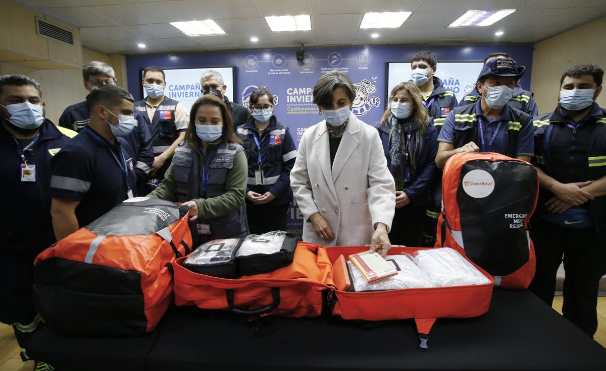 🚑Comenzó despliegue de Equipos Médicos de Emergencia a regiones afectadas por sistema frontal. Hoy me reuní con profesionales de Servicios de Salud Araucanía Norte y Sur, Talcahuano, Atacama, Coquimbo, RM y Aconcagua, que se trasladarán a #Licantén y #Coltauco