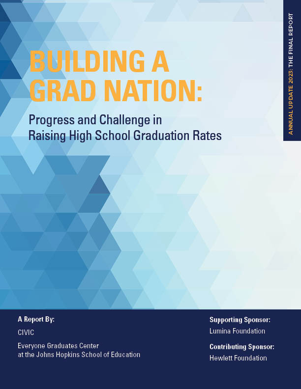 The final report of @JHU_EGC's #GradNation Campaign highlights the 20-yr effort to boost high school graduation rates, showing a rise from 71% to 86.5% by the class of 2020. This translates to 5 million more students graduating, rather than dropping out: new.every1graduates.org/building-a-gra…