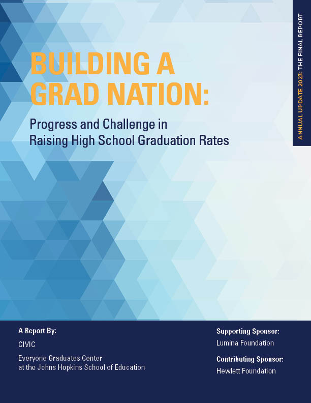 JHU School of Education (@jhueducation) on Twitter photo The final report of <a href="/JHU_EGC/">Everyone Graduates</a>'s #GradNation Campaign highlights the 20-yr effort to boost high school graduation rates, showing a rise from 71% to 86.5% by the class of 2020. This translates to 5 million more students graduating, rather than dropping out: new.every1graduates.org/building-a-gra… The final report of <a href="/JHU_EGC/">Everyone Graduates</a>'s #GradNation Campaign highlights the 20-yr effort to boost high school graduation rates, showing a rise from 71% to 86.5% by the class of 2020. This translates to 5 million more students graduating, rather than dropping out: new.every1graduates.org/building-a-gra…