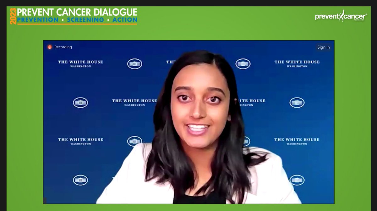 preventcancer's tweet photo. "We know we cannot achieve the goals of the Cancer Moonshot without a strong focus on cancer prevention and early detection."

We couldn't agree more, @KKundrod. 👏👏👏 With this mindset, the future is bright for cancer #prevention &amp; #earlydetection! #PreventCancerDialogue https://t.co/INXoRDGzh3