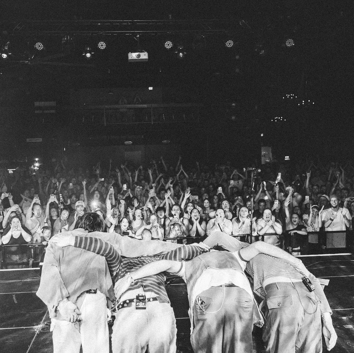 ended tour at the perfect place: home :) thank u for making the superglue tour our best yet. thank u for caring about our band. thank u for every ticket and piece of merch sold, every memory, every big hug, every song sung back to us, every everything. love u all big time ♥️