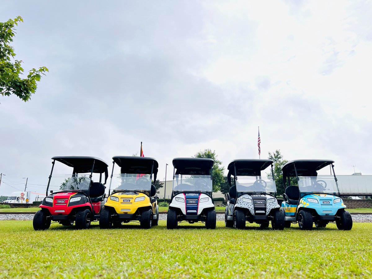 clubcar's tweet photo. Are you ready for The Match tomorrow, June 29th?! Will Kelce help Mahomes redeem himself from #TheMatch last year or will Curry and Thompson win it? 🏆 https://t.co/DGMUdnQymu