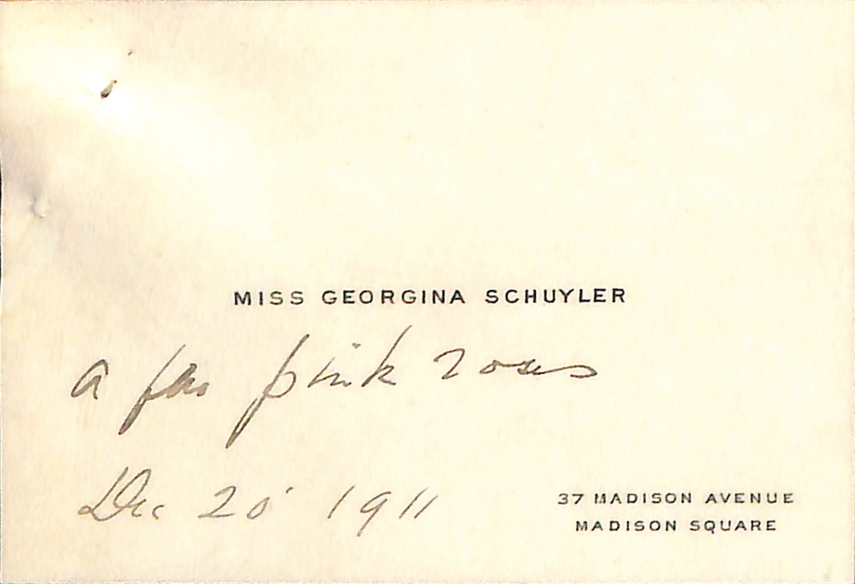 BigelowPapers's tweet photo. December 20, 1911- A letter to Grace Bigelow from Georgina Schuyler. https://t.co/riinHpcNuP