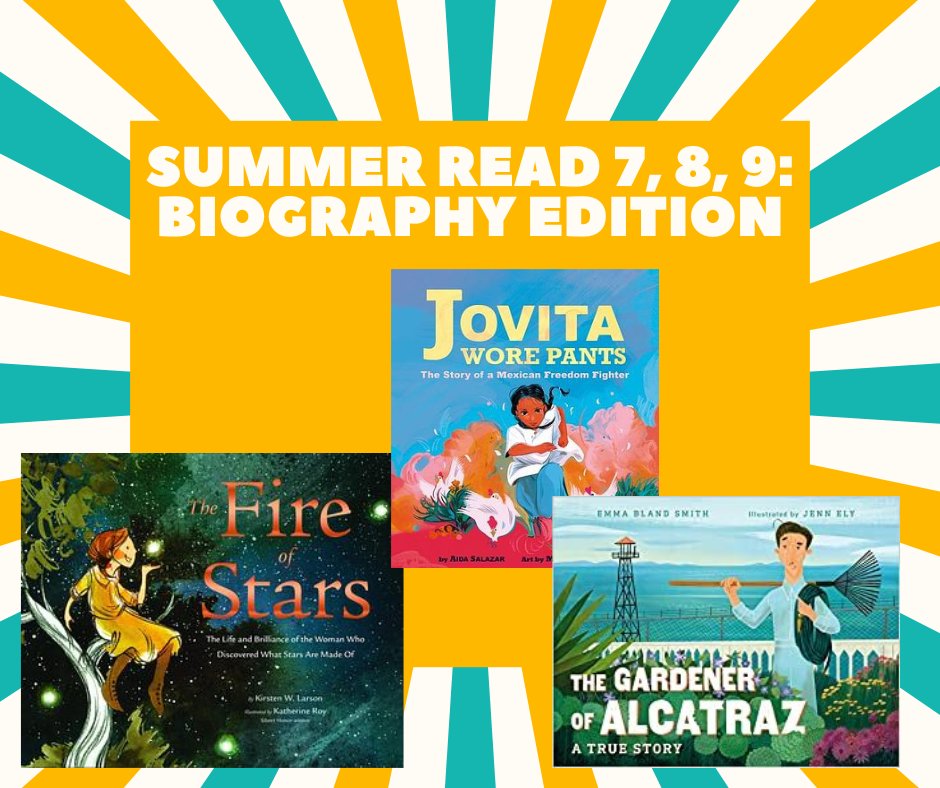 One of my favorite parts of teaching biograhies is introducing @SterlingElem readers to lesser-known stories from history. All three of these biographies fit the bill! @KirstenWLarson @KRoyStudio @EmmaBlandSmith @aidasalazar @aida_writes @thisismollym