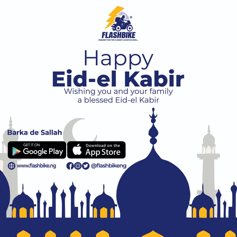 flashbikeng's tweet photo. Happy celebration to our Muslim brothers and sisters. May you always have reasons to celebrate.

Don't forget that we are of service  and fully available today and always regarding errands and deliveries.

#flash 
#flashbike 
#anewmodel 
#logistics https://t.co/PRvyvfeVIR