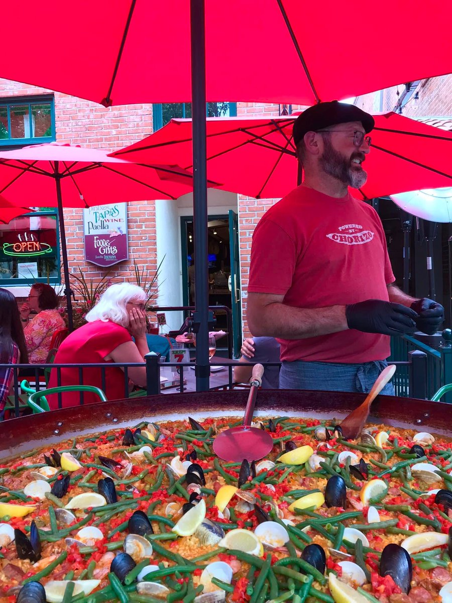OldBoise's tweet photo. Old Boise #MeechantFeature!
Paella. Pintxos. Sangria. Patio.
Repeat.
@TheBasqueMarket
#PaellaAtNoon #OldBoise #GoOutLocal https://t.co/Cazej8jO1u