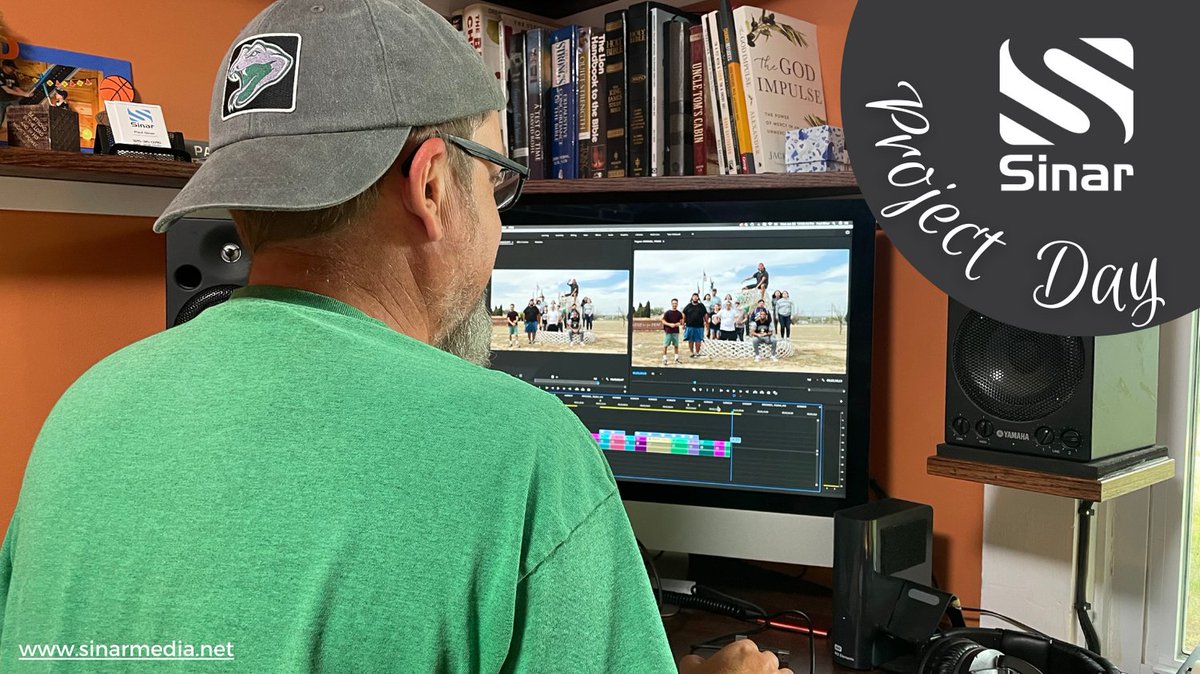 Wearing our @gotoswcd Rattlers gear as we work on their promo video project today. This project is entirely in American Sign Language!  We can't wait to share this video with you! OK...back to work!
.
.
#videoediting #promovideo #gotoswcd #deaf #asl #videoproject
