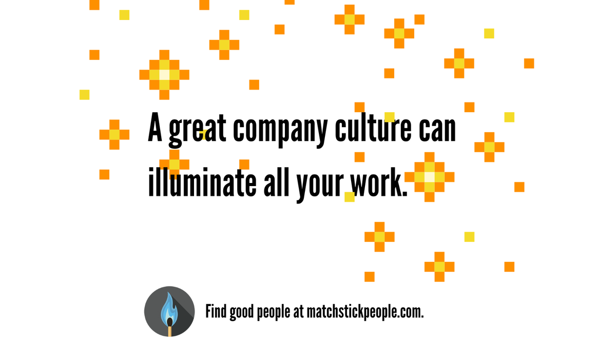 If you're looking for content writers, graphic designers, or marketing analysts, we can connect you with amazing candidates!

matchstickpeople.com

#therightfit #houstonmarketers #companyculture