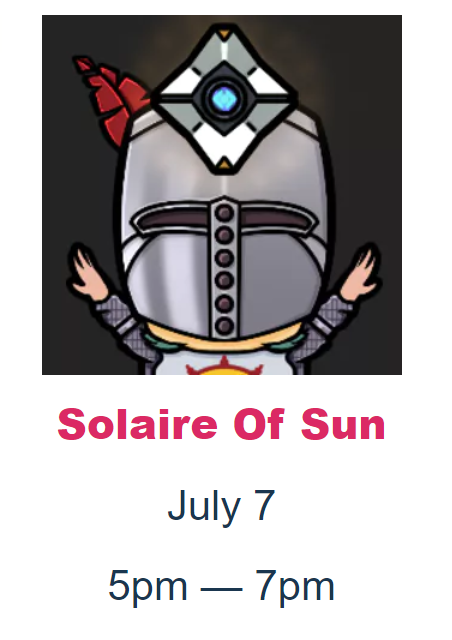 I will be live on the first day for the Bungie Day Giving Festival. Stop by and hang out for some prizes and giveaways! Raising some money for <a href="/BungieLove/">Bungie Foundation</a>.
bungiefoundation.donordrive.com/participant/19…
twitch.tv/solaire_of_sun
#BungieDay #Bungie